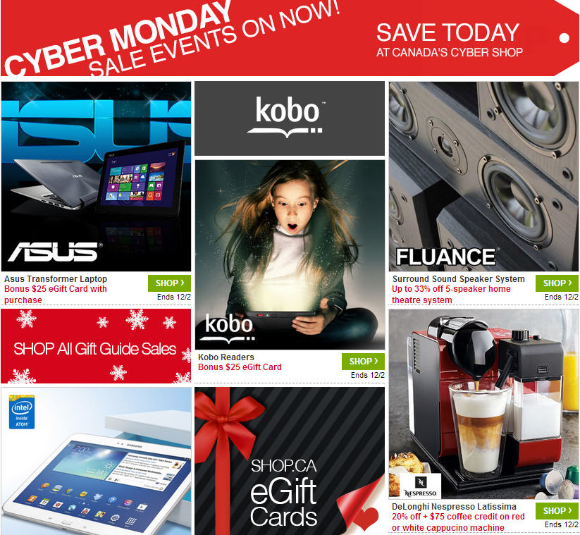 Shop Cyber Monday $25 Free Sign-Up Credit + $25 PayPal Credit + 20 Ebates Cash Back Offer